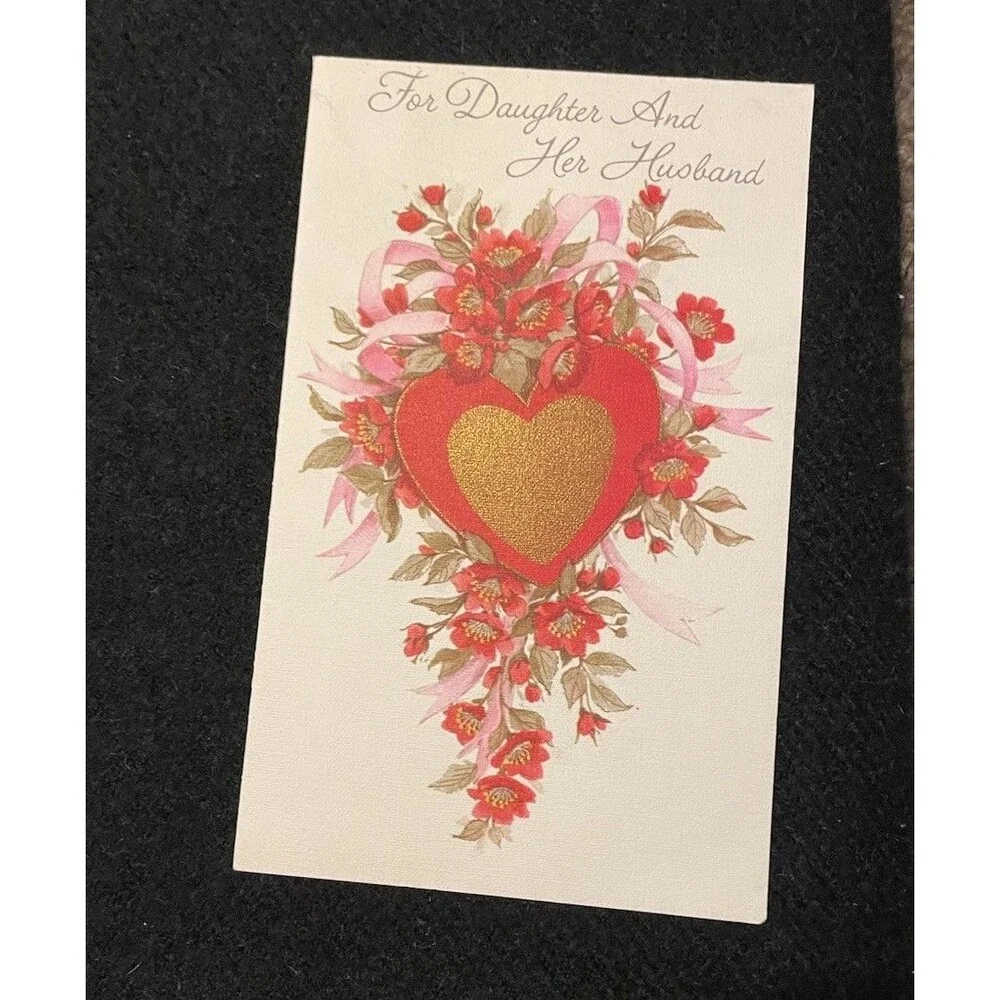 Lot Of Five Vintage Greeting Cards Art Cards Anniversary Birthday Get Well